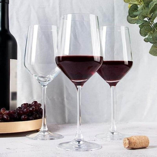 Larger Wine Glasses (Clear)(6 pcs) - DMC Wholesale