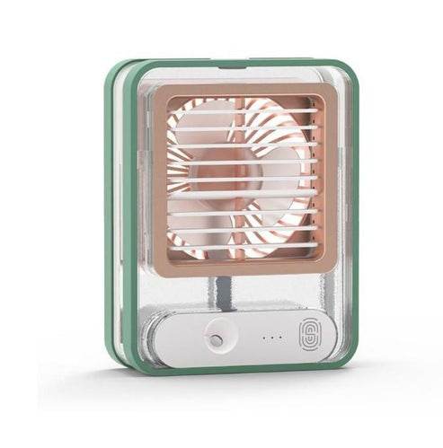 Water Cooled Desk Fan With Humidifier Spray