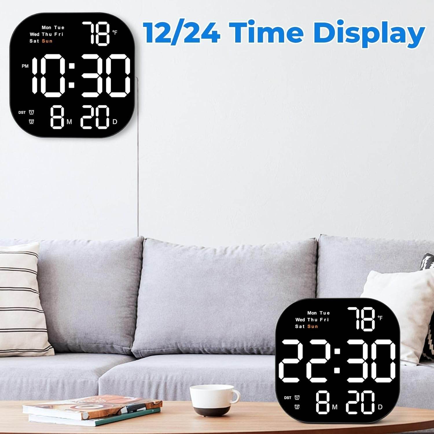 Digital Alarm Clock (18cm) – DMC Wholesale