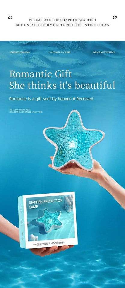 Starfish Sky Projector Lamp - DMC Wholesale