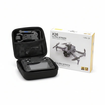 X26 Ultra Screen 4-Channel Foldable RC Drone with 4.3 inch Screen