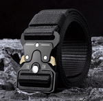 Multifunctional Military Nylon Belt (Black)