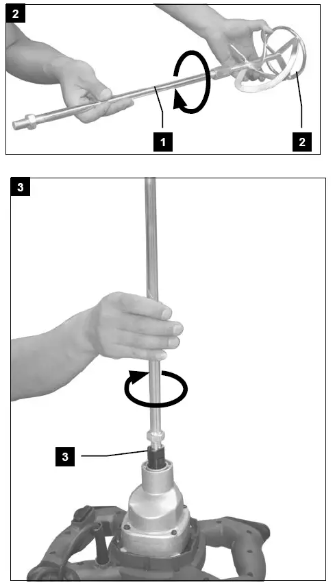 Electric Paddle Mixer (1200W)