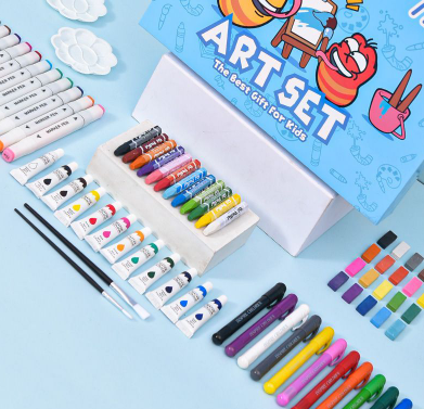 Larva Art Sets (72 pcs)(Blue)