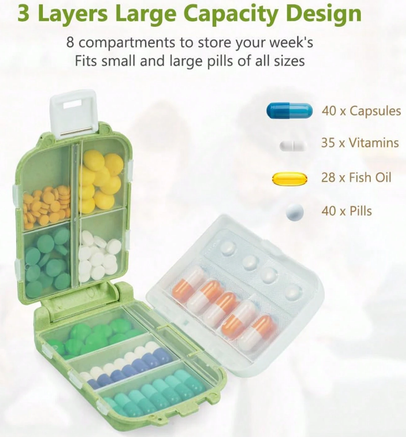 Foldable Pill Case Organiser