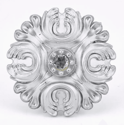 Steel Round Curtain U-Arm Tie Back Set (2 pcs)