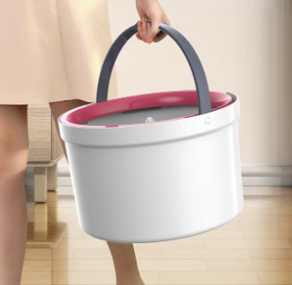 Hands-Free Flat Mop And Bucket Set