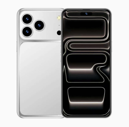Compact Mini Smartphone with Triple-Camera Design – Orange