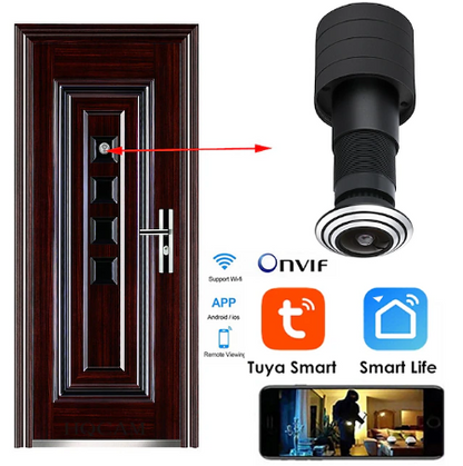 Mini Wifi Door Eye Hole IP Security Camera