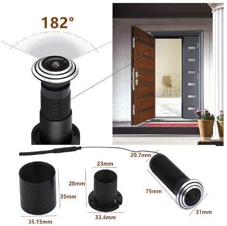 Mini Wifi Door Eye Hole IP Security Camera