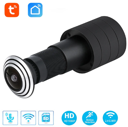 Mini Wifi Door Eye Hole IP Security Camera