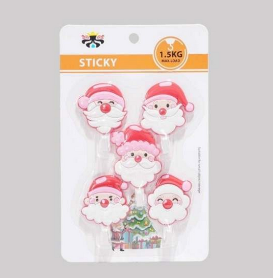 Santa Hooks (4 pcs)