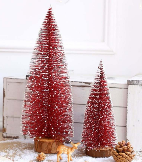 Mini Christmas Tree (Each)(20cm)(Red)