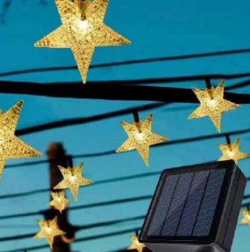 Solar Stars Lights (30L)(6M)(Yellow)