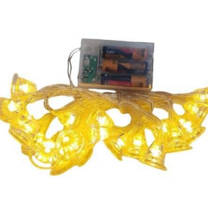 Battery Operated Bells String Lights (20L)(3M)(Yellow)