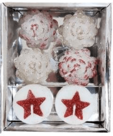 Mini Unscented Tealight Candles (6 pcs)(10x12x4cm)