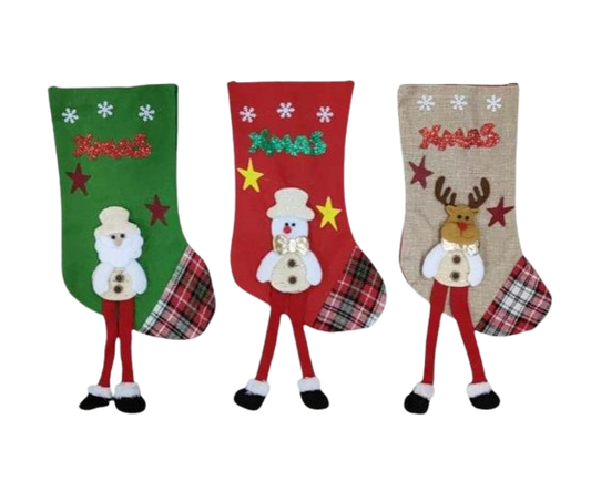 3D Christmas Stockings (12 pcs)