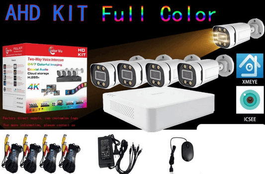 CCTV Analog Camara Kit (4 Cameras)(ICSEE APP) - DMC Wholesale