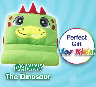 Danny The Dinosaur Padimal Pillow and Tablet Holder