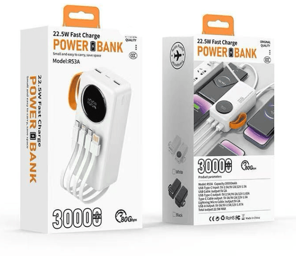 Multifunction Quick Charge Power Bank (30 000MAh)