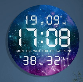 LED Digital Wall Clock (24.5 cm) – DMC Wholesale