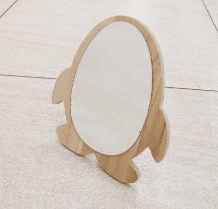 Dresser Mirror (Penguin)(19.5x13cm)