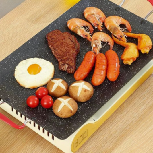 Large Non-Stick Metal Grill Pan (42x27cm)