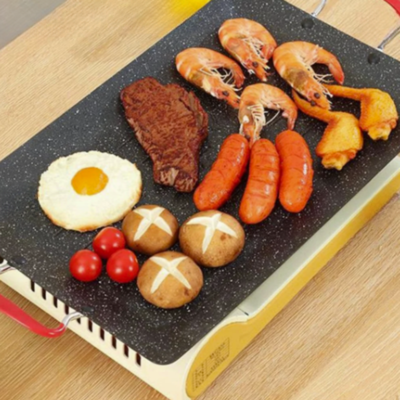 Large Non-Stick Metal Grill Pan (42x27cm)