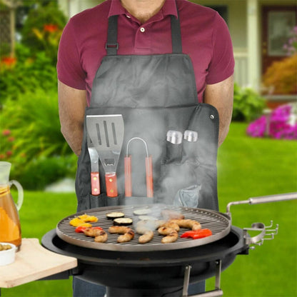 Braai Grilling Apron Tool Set (6 pcs)