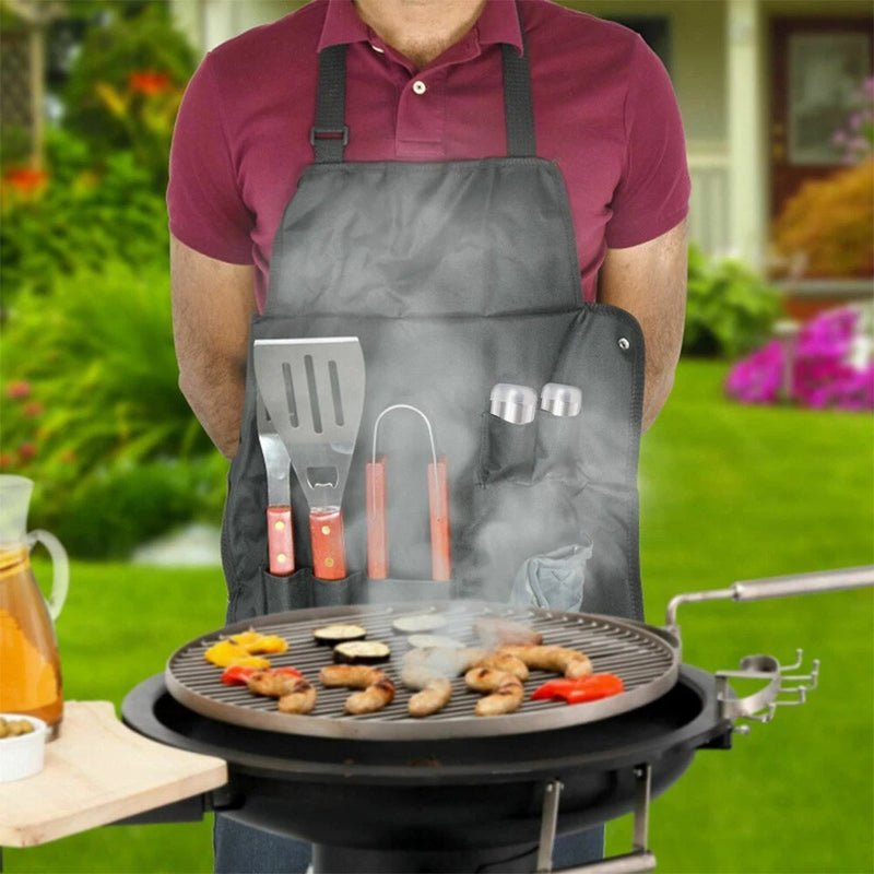 Braai Grilling Apron Tool Set (6 pcs)