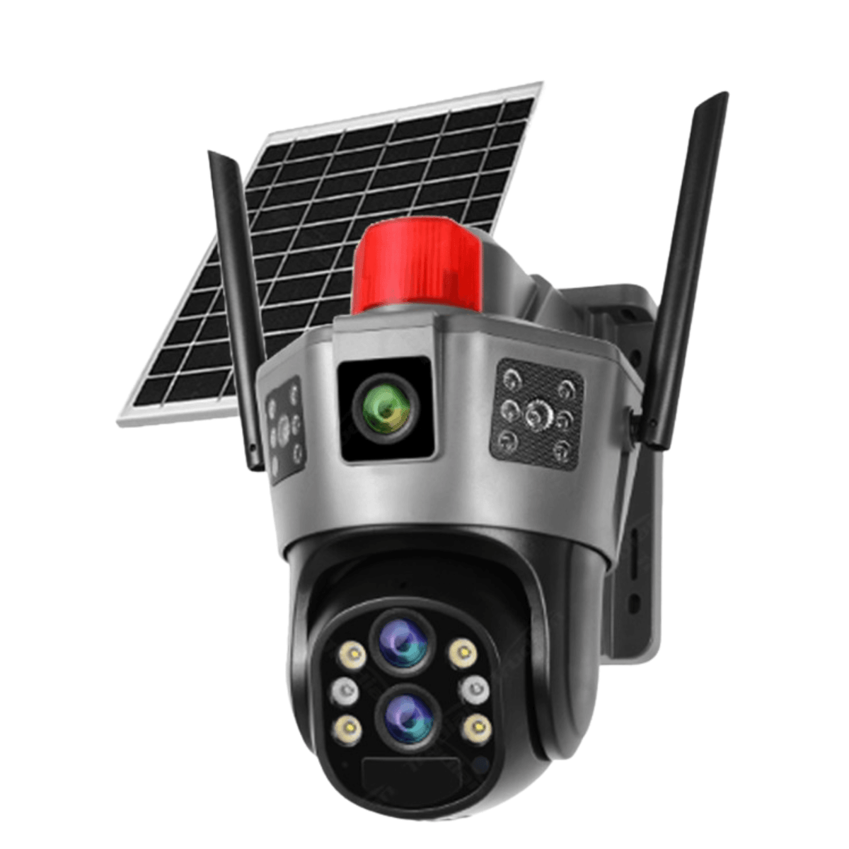 Multi Led Camera 4G Solar Powered Multi Lens Security Camera – DMC Wholesale