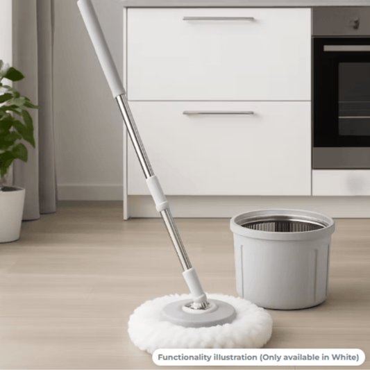 Dual-Chamber Spin Mop and Bucket - DMC Wholesale