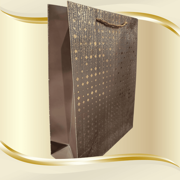 Shimmer Rich Brown Gift Bag (Large)