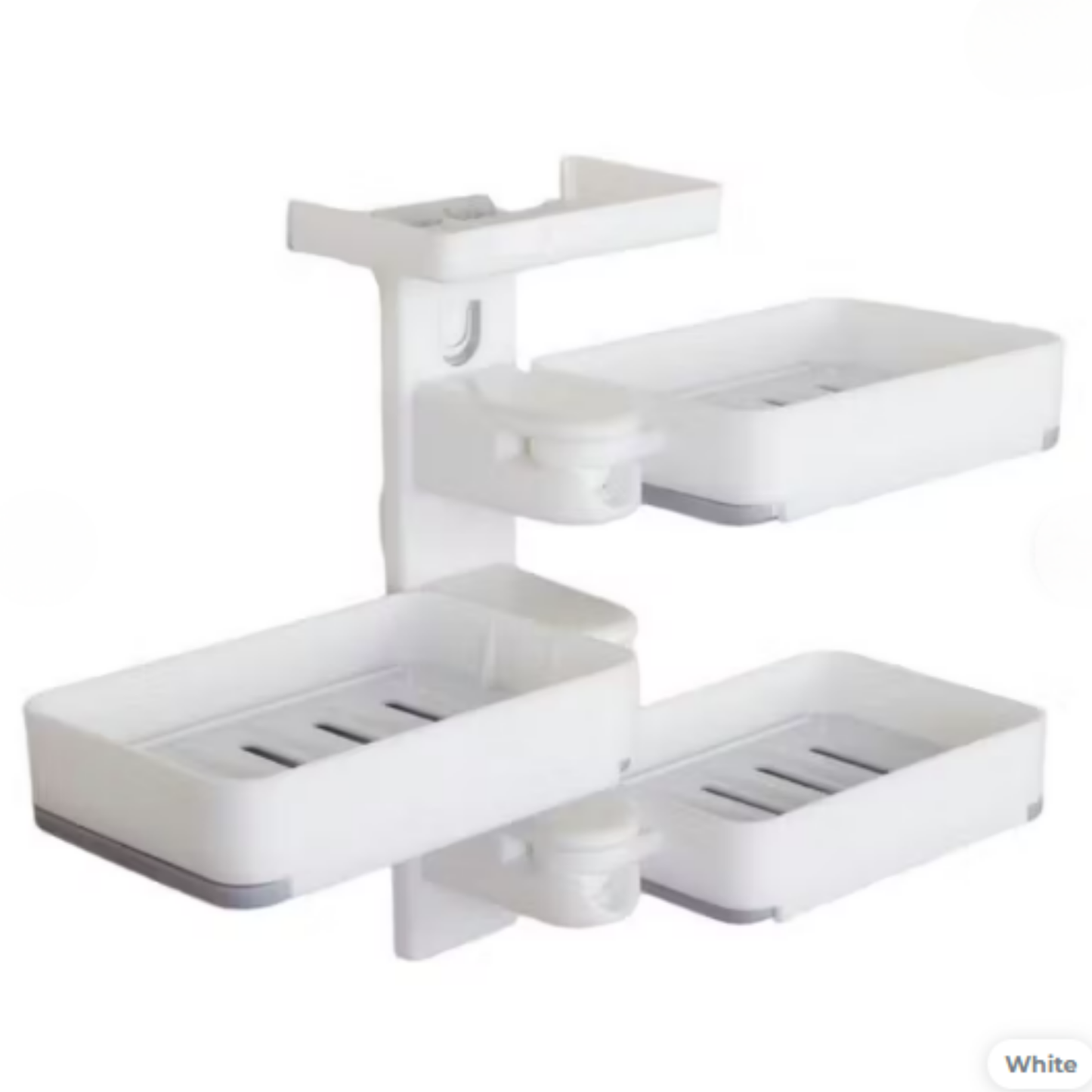 Wall-Mounted Rotating Soap Holder (3 Tier)