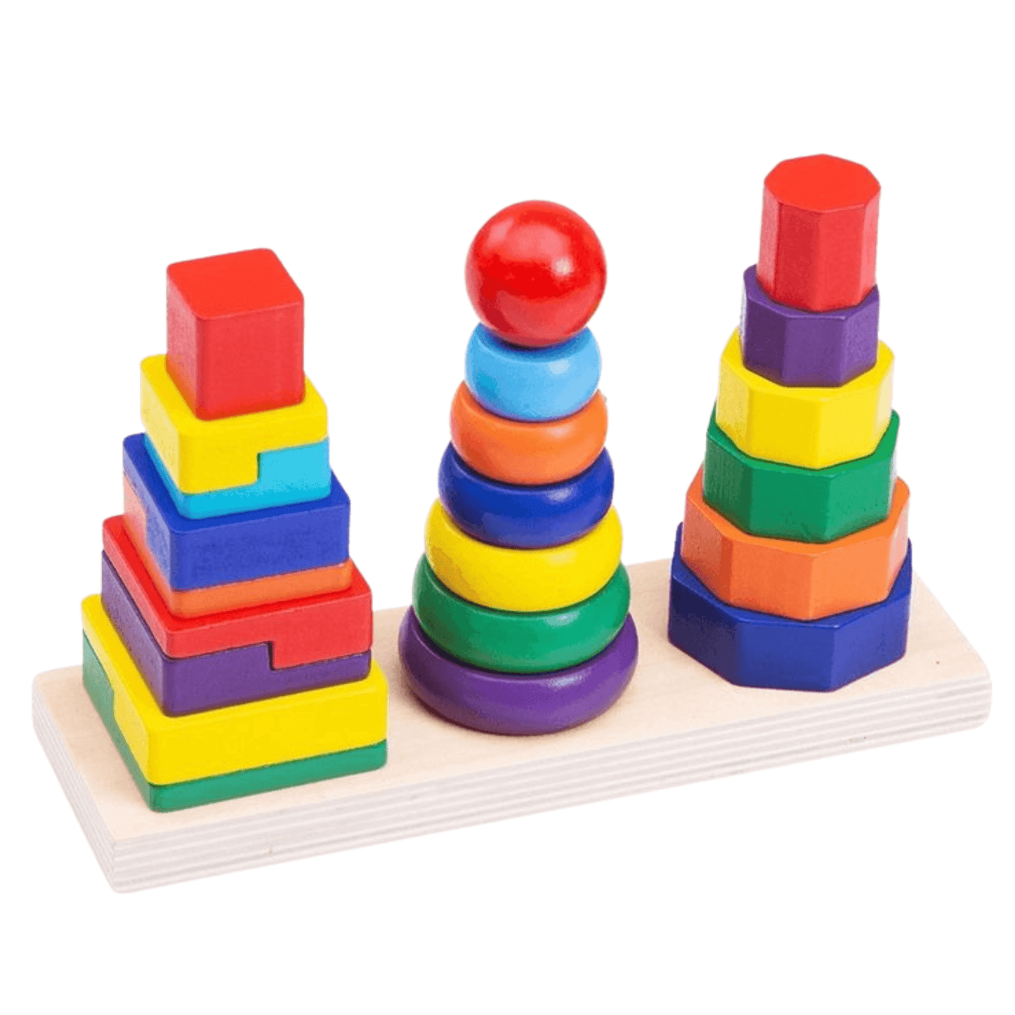 Wooden Stacker Block Shape Tower - DMC Wholesale