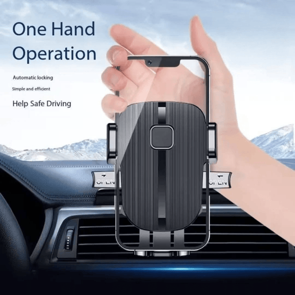 One Touch Phone Vent Holder