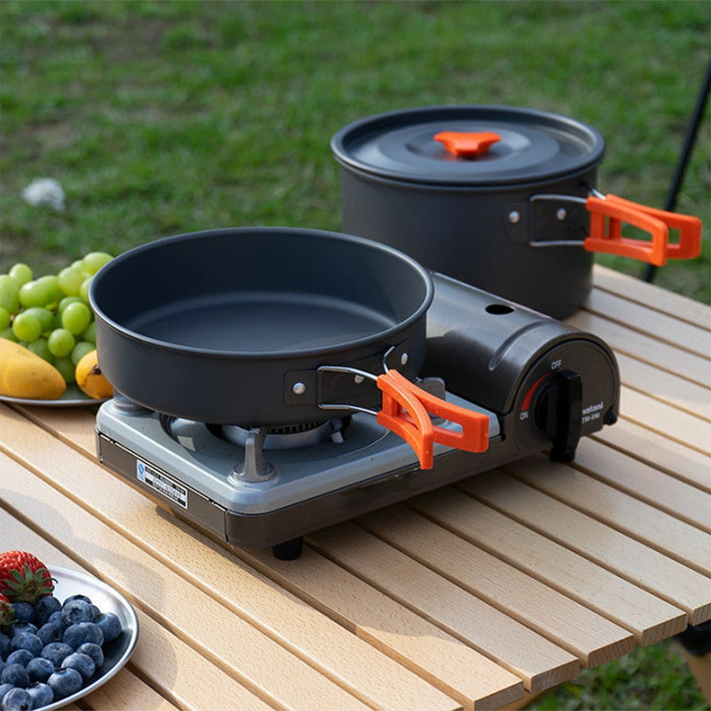 Aluminum Camping Cookware Set (2pcs)