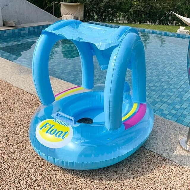 Baby Pool Float with Sunshade