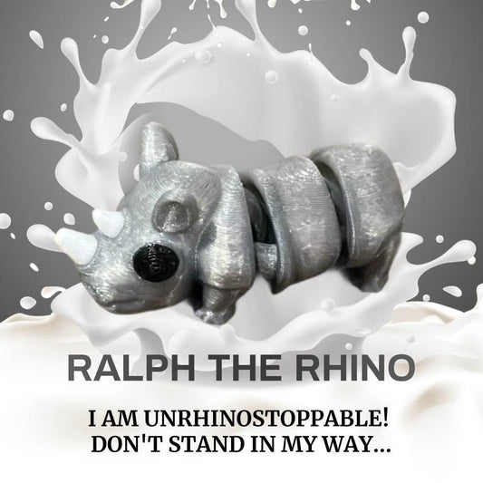 Ralph The Rhino Fidget Toy - DMC Wholesale