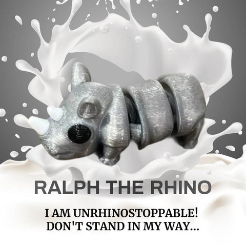 Ralph The Rhino Fidget Toy