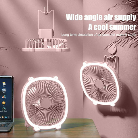 Gentle Breeze Summer Desktop USB Fan - Alt View