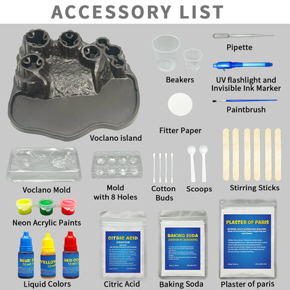 Glow In The Dark Volcano Eruption Kit
