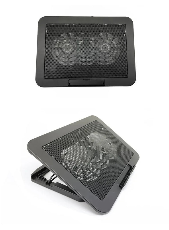Dual Fine Tech Laptop Cooler Pad