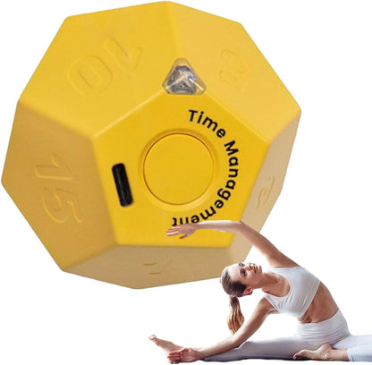 Rotating Cube Clock For Desk And Kitchen