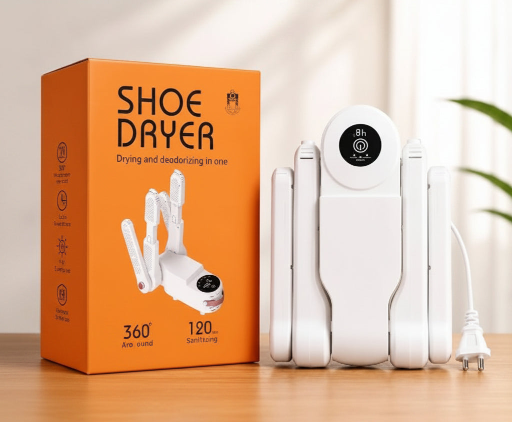 360° Wrap Around Shoe Dryer with Smart Timing