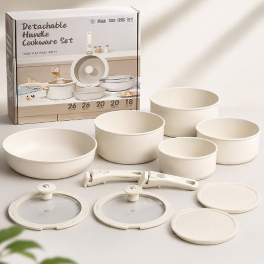 Detachable Handle Cookware Set