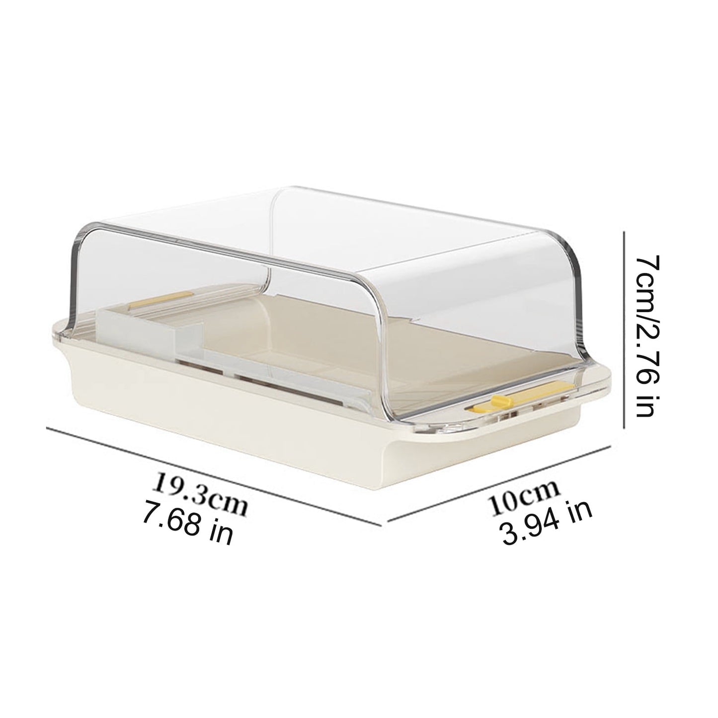 Butter Storage Box with Push Handle
