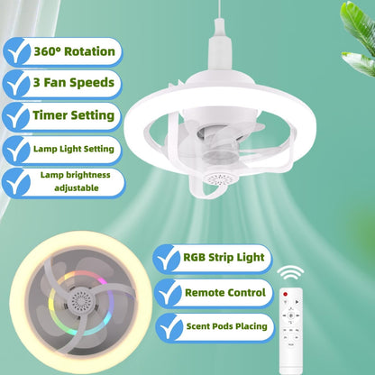 Socket Fan Light