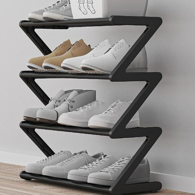 Z-Shape Shoe Stand Organizer (4 Tier)