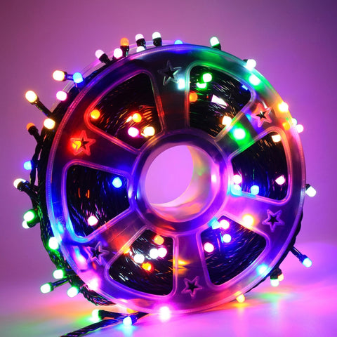 50M Multicolour LED Fairy String Lights - 240 Bulbs